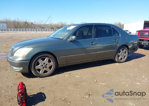 2004 Lexus Ls 430 z USA, uszkodzony, nr VIN JTHBN36FX40169261
